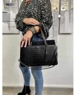 Sac à main en cuir modèle Alba