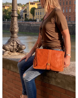 Francesca Sac bandoulière cuir vintage