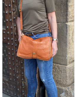 Francesca Sac bandoulière cuir vintage