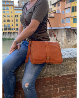 Francesca Sac bandoulière cuir vintage