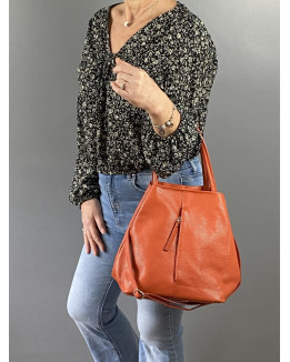 Sac à main en cuir modèle CLARA