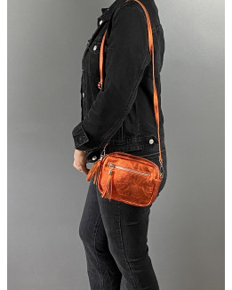 Sac à bandoulière en cuir modèle ANDREA