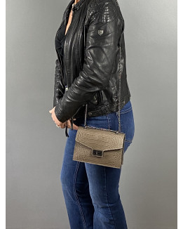 Pochette en cuir modèle GIULIANI