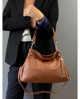Sac à main en cuir modèle ALESSIA