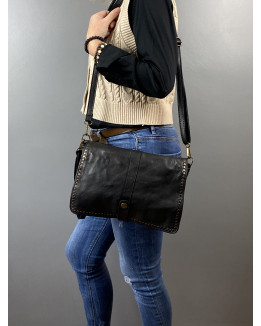 Francesca Sac bandoulière cuir vintage