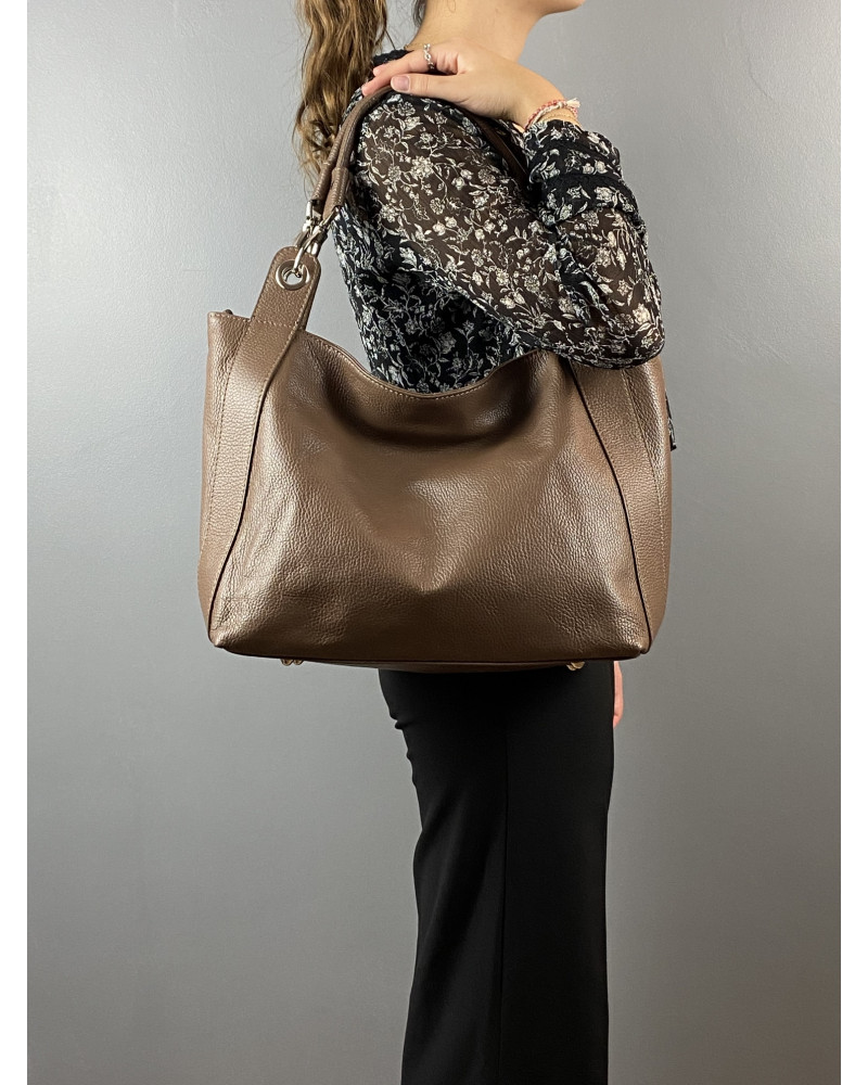 Sac à main en cuir modèle KIARA Sac à main en cuir modèle KIARA