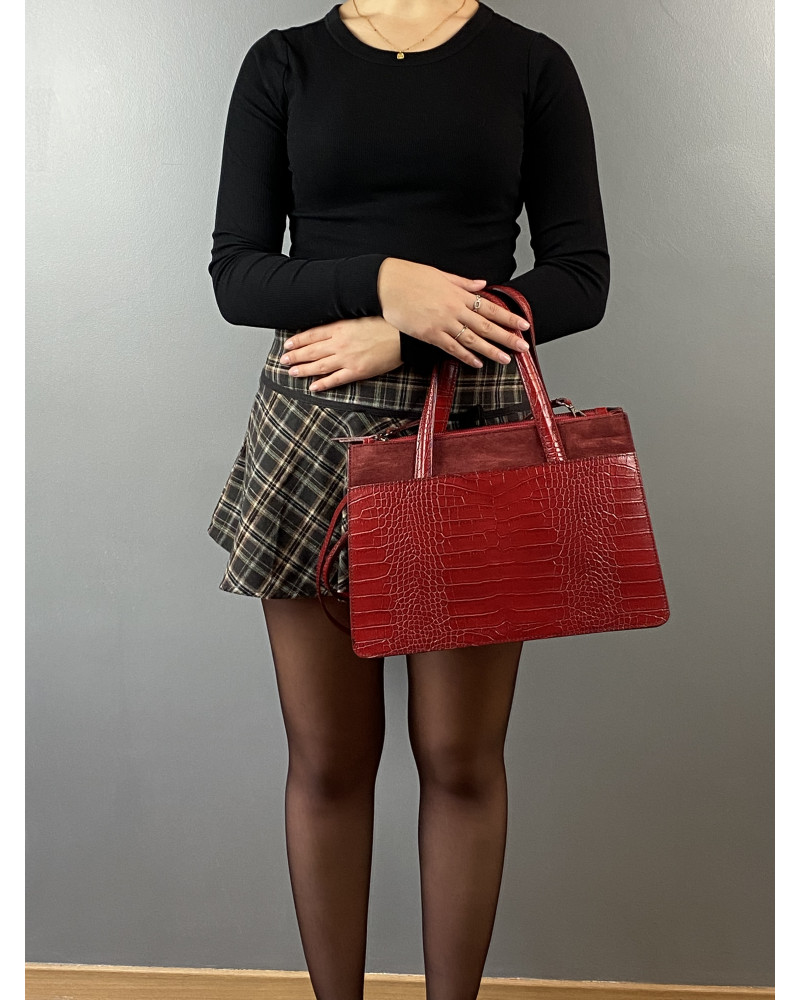 Sac à main en cuir modèle Alba Sac à main en cuir modèle Alba